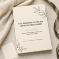 The Groom'S Guide To Looking Organised - Clay & Olive Edition A5 softcover wedding workbook mockup