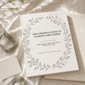 The Groom'S Guide To Looking Organised - Hedgerow Edition A5 softcover wedding workbook mockup