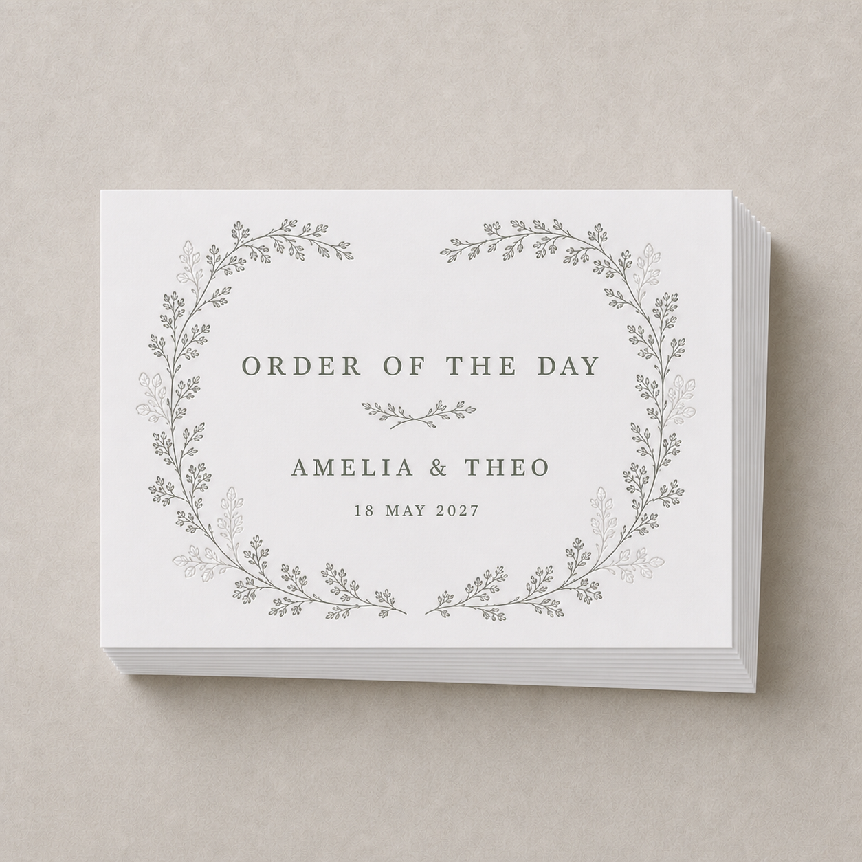 Hedgerow Order of the Day Cards – Pack of 20