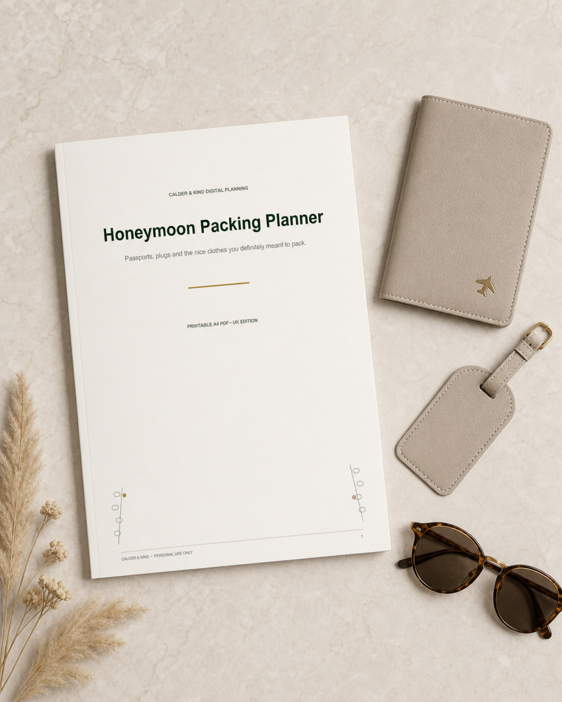 Honeymoon Packing Planner UK