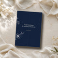 Moonlit Garden wedding planning journal with coordinated botanical wedding stationery cover