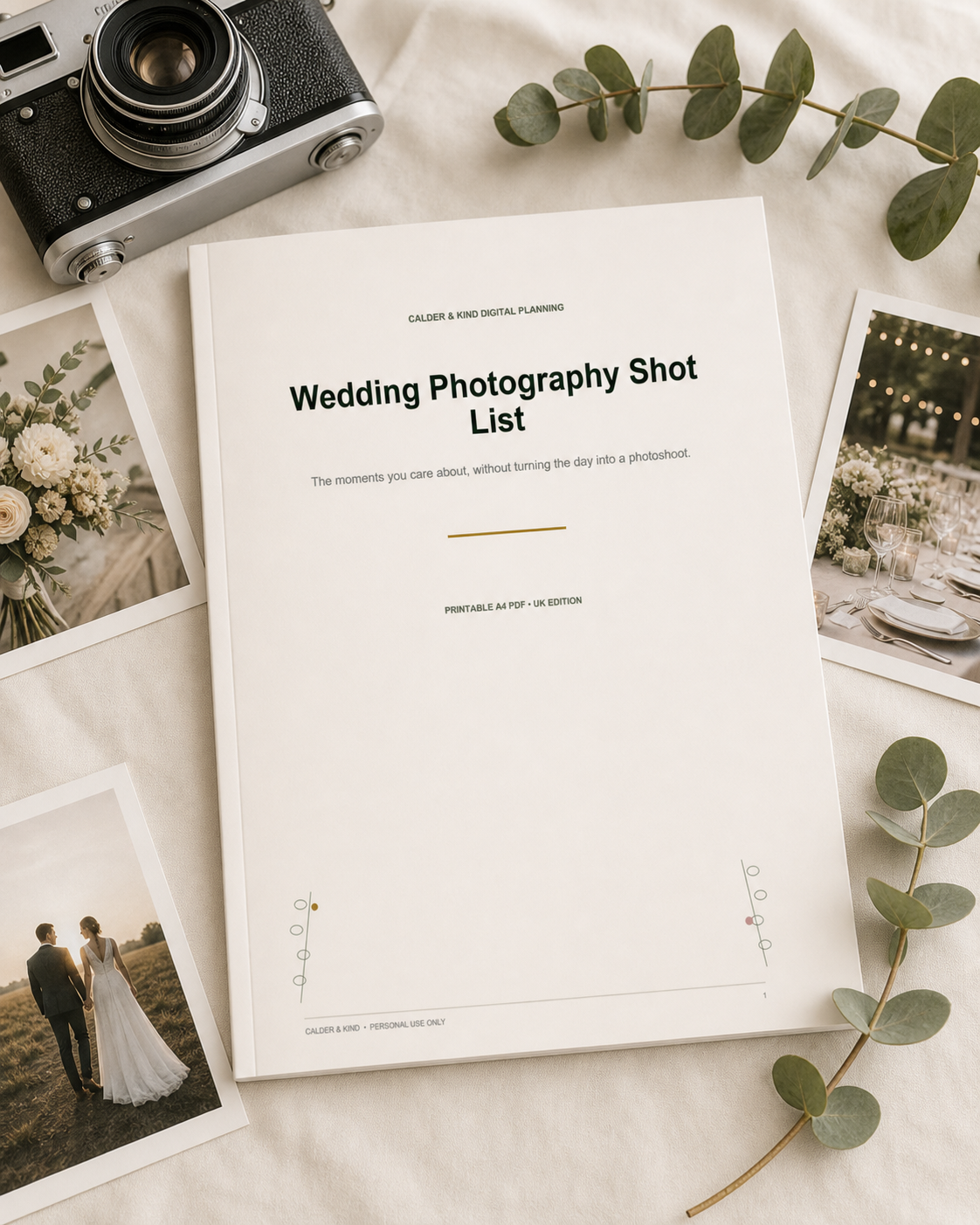 Wedding Photography Shot List UK