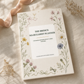 The Bride’s No-Bullshit Planner A5 softcover wedding workbook mockup