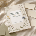 Guest-List Politics & Seating-Plan Survival A5 softcover wedding workbook mockup