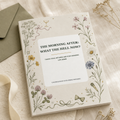 The Morning After: What The Hell Now? A5 softcover wedding workbook mockup
