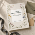 Bad Ideas, Properly Organised A5 softcover wedding workbook mockup